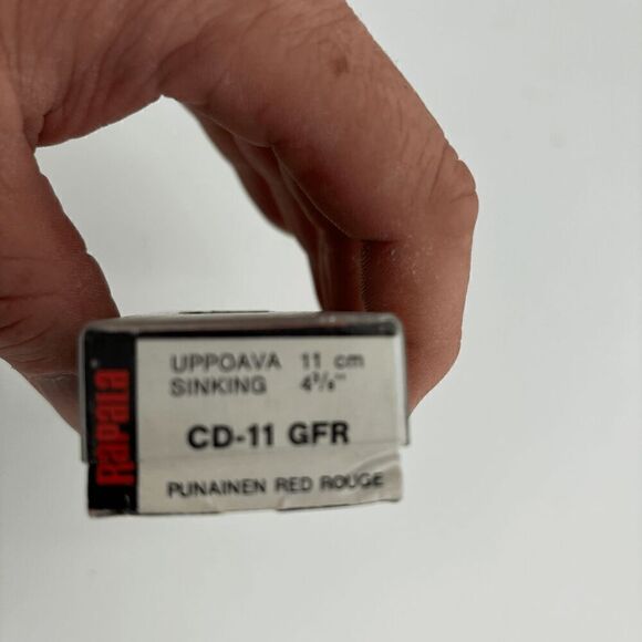 Rapala Countdown Sinking lure CD 11 length: 4 1/4" CD-11 GFR PUNAINIEN RED ROUGE - Picture 2 of 2